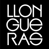 Logotip de Llongueras en blanc i negre