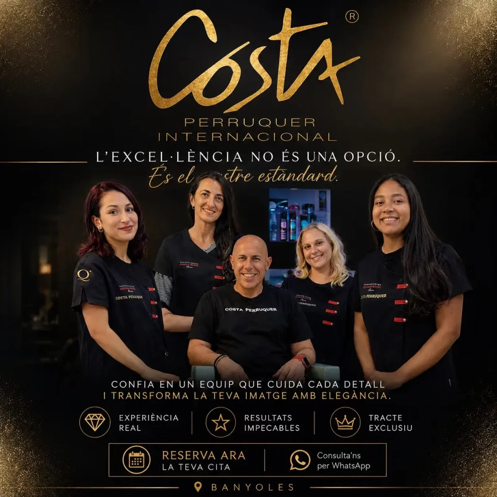 Equip de perruqueria Costa a Banyoles