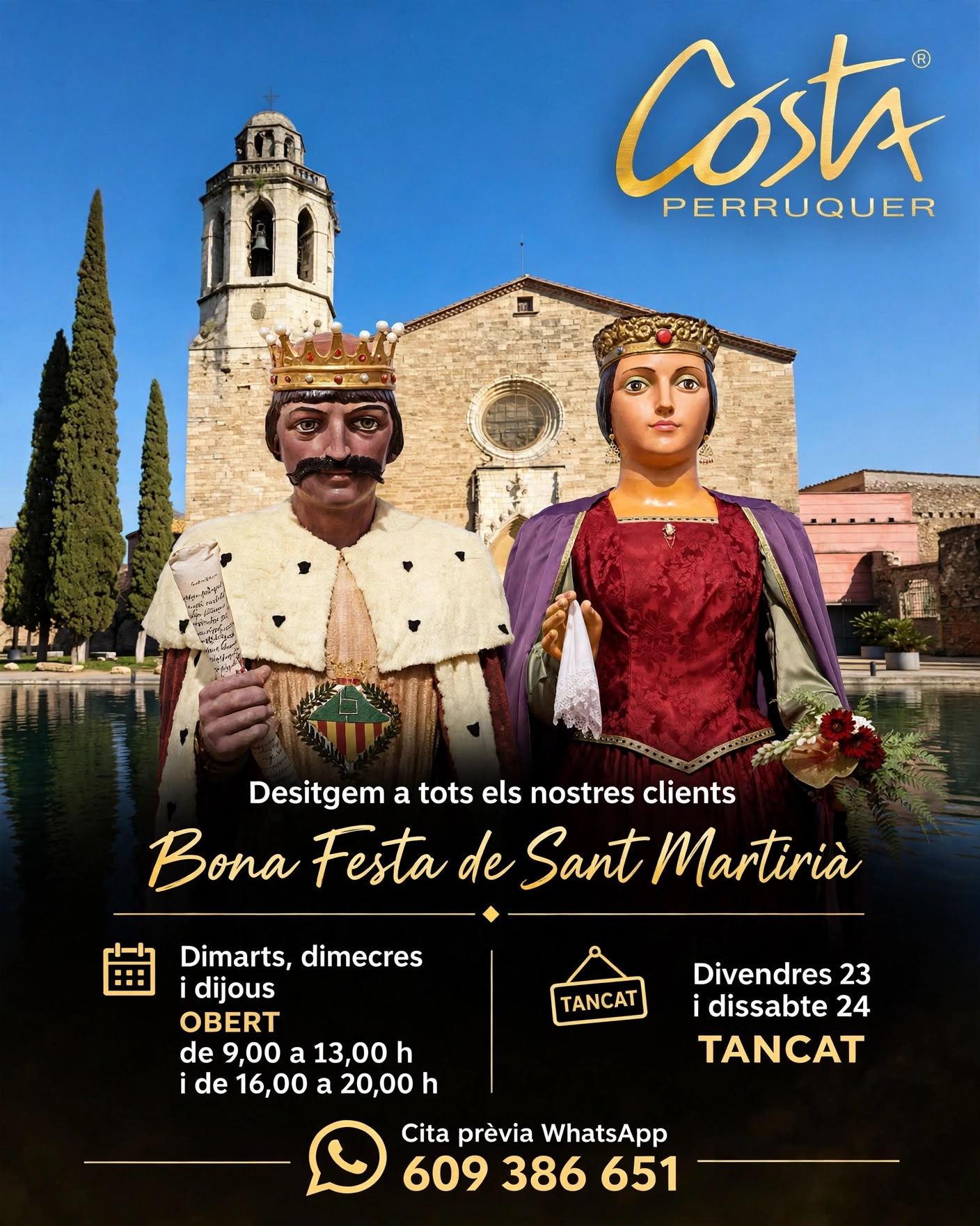Cartell de Costa Perruquer per Sant Martirià